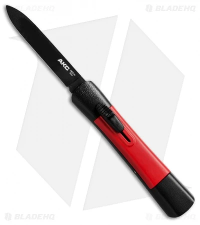 AKC Concord OTF Automatic Knife Black/Red (3.25" Black Flat) 3 AKC Concord OTF Automatic Knife Black/Red (3.25" Black Flat)